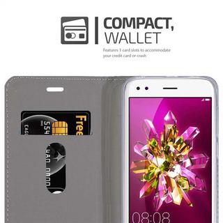 Cadorabo  Housse compatible avec Huawei Enjoy 7 - Coque de protection avec fermeture magnétique, fonction de support et compartiment pour carte 