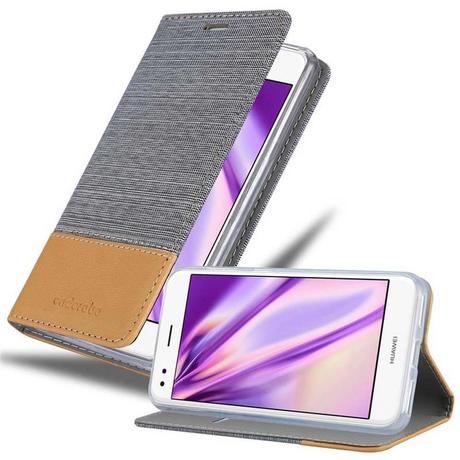 Cadorabo  Housse compatible avec Huawei Enjoy 7 - Coque de protection avec fermeture magnétique, fonction de support et compartiment pour carte 