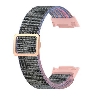 Cover-Discount  Fitbit Charge 5 - Braccialetto di tela rosa 