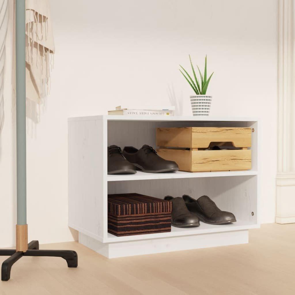 VidaXL Armoire à chaussures pine wood  