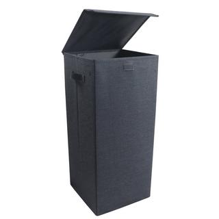 VCM Panier à linge en tissu Coffre à linge Coffre à linge en tissu Couvercle Dreso L  