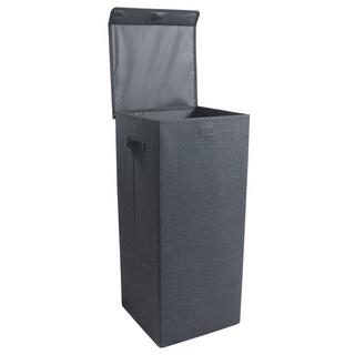 VCM Panier à linge en tissu Coffre à linge Coffre à linge en tissu Couvercle Dreso L  