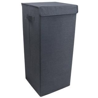 VCM Panier à linge en tissu Coffre à linge Coffre à linge en tissu Couvercle Dreso L  
