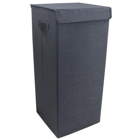 VCM Panier à linge en tissu Coffre à linge Coffre à linge en tissu Couvercle Dreso L  