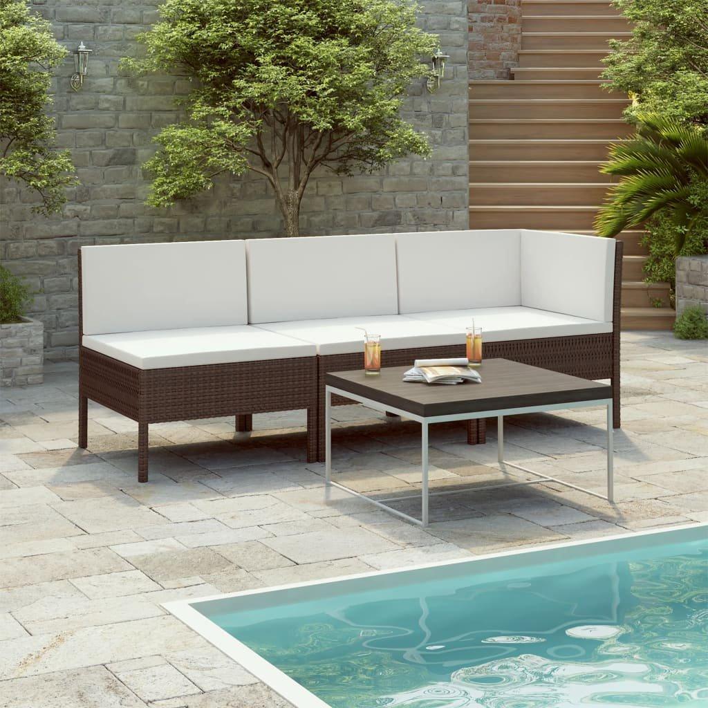 VidaXL Gartenmöbel-set poly-rattan  