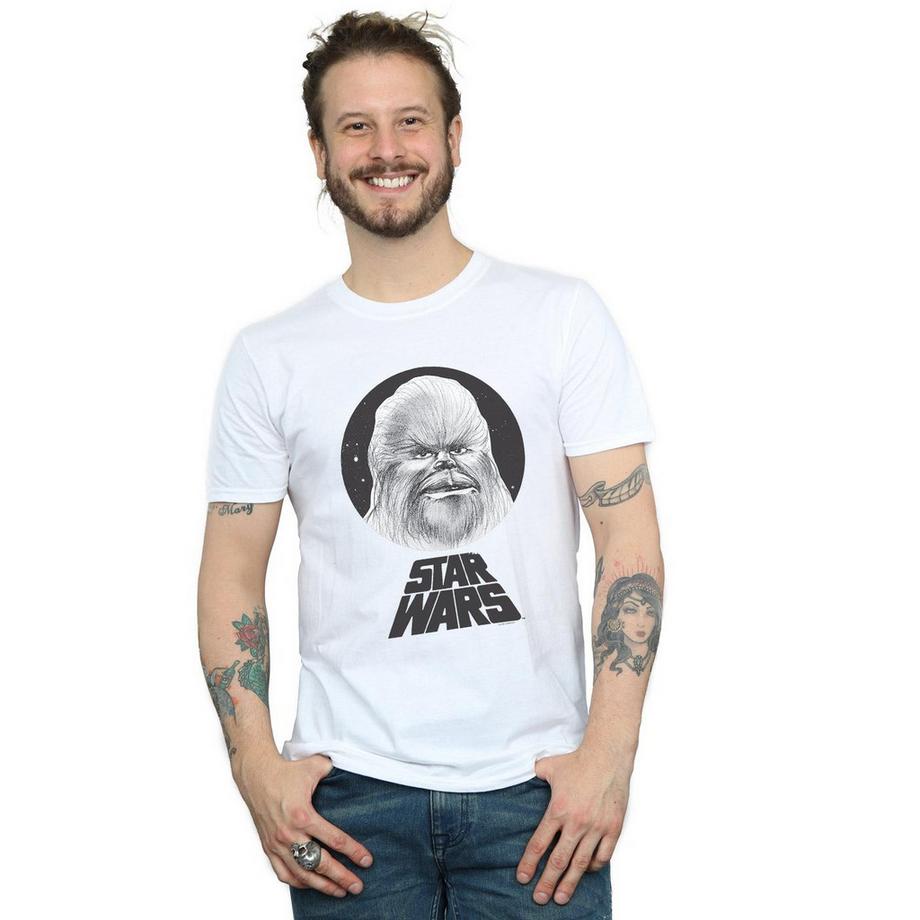 STAR WARS Star Wars Chewbacca T-Shirt Stampata  