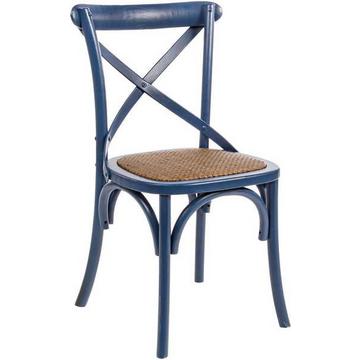 Chaise en bois Croix Bleu
