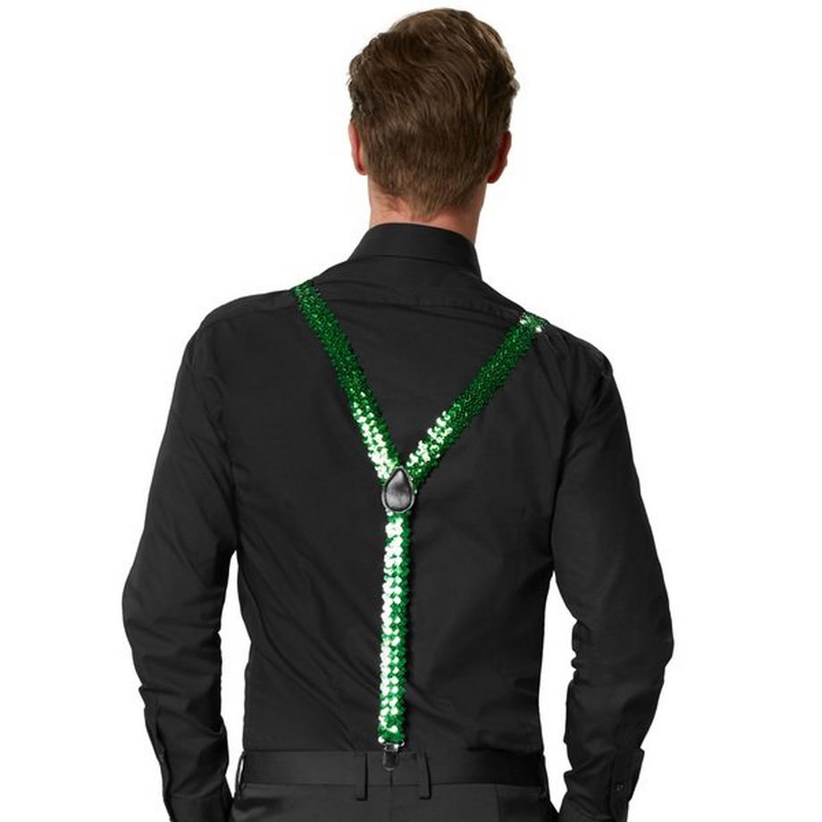 Tectake Pailletten Hosenträger  