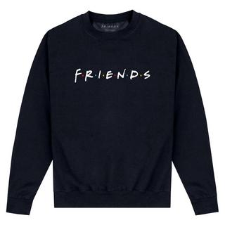 Friends Logo Print Rundhals-Sweatshirt  