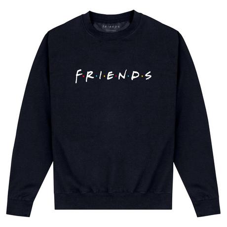 Friends Logo Print Rundhals-Sweatshirt  