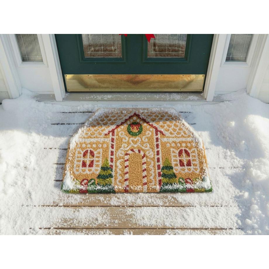 Beliani Tappetino da Ingresso en Fibra di Cocco Moderno SELATNA  