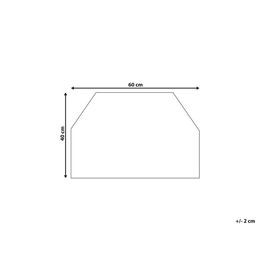 Beliani Tappetino da Ingresso en Fibra di Cocco Moderno SELATNA  