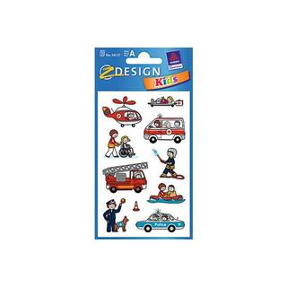 Z-DESIGN Z-DESIGN Sticker Kids 54137 Rettung 3 Stück  