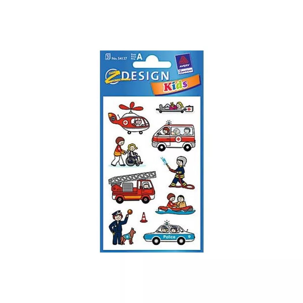 Z-DESIGN -  Sticker Kids 54137 Rettung 3 Stück