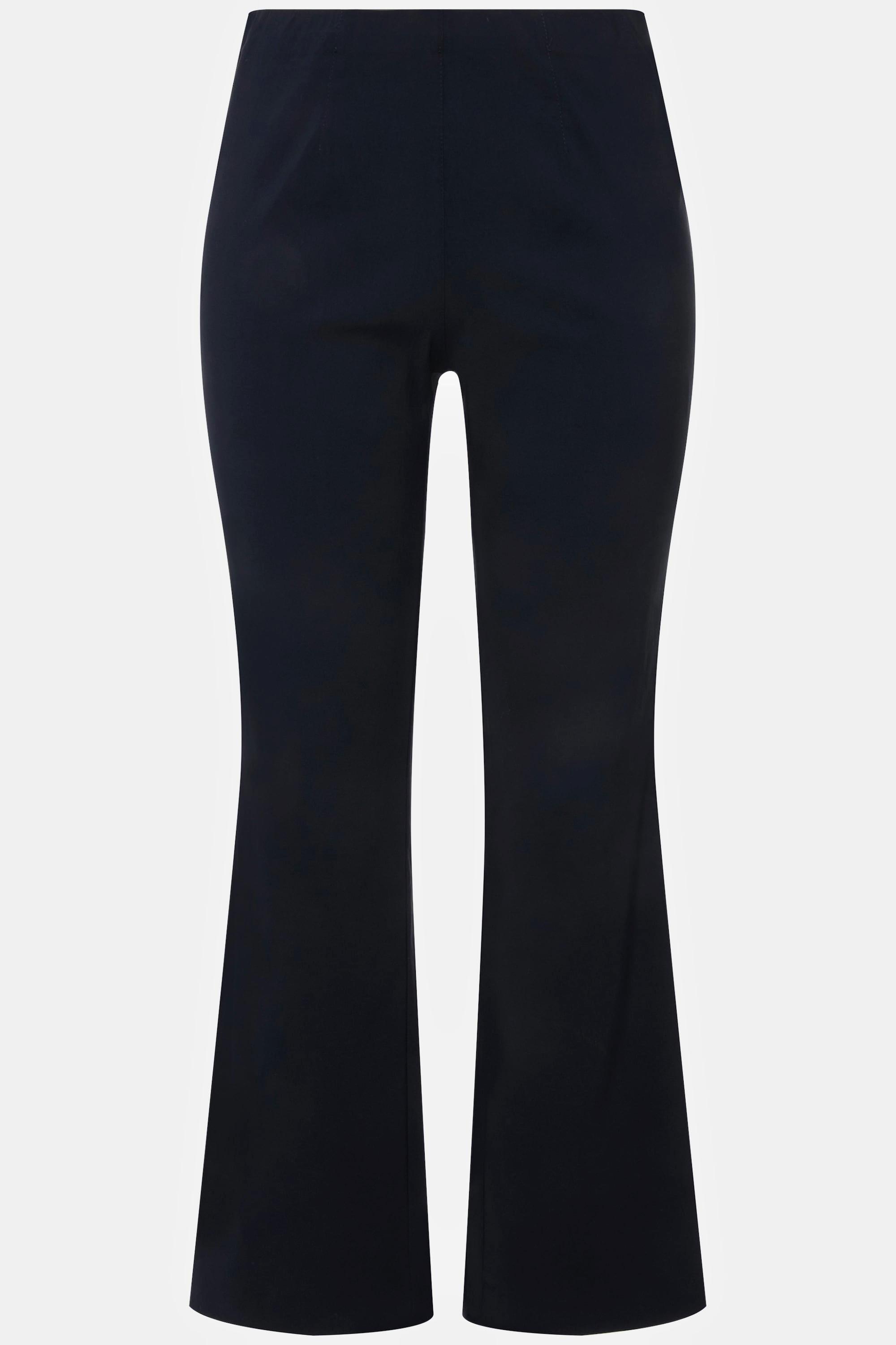 Ulla Popken Pantaloni Termici Bengaline Slim Fit Vita Elastica  