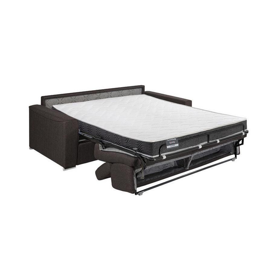 LINEA SOFA Schlafsofa 2-Sitzer - Liegefläche: 120 cm - Matratzenhöhe: 16 cm mit Memory Schaum - Stoff - Blau - VIZIR  