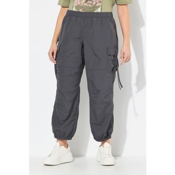 Cargohose, Utility-Style, Elastikbund, Gummisaum