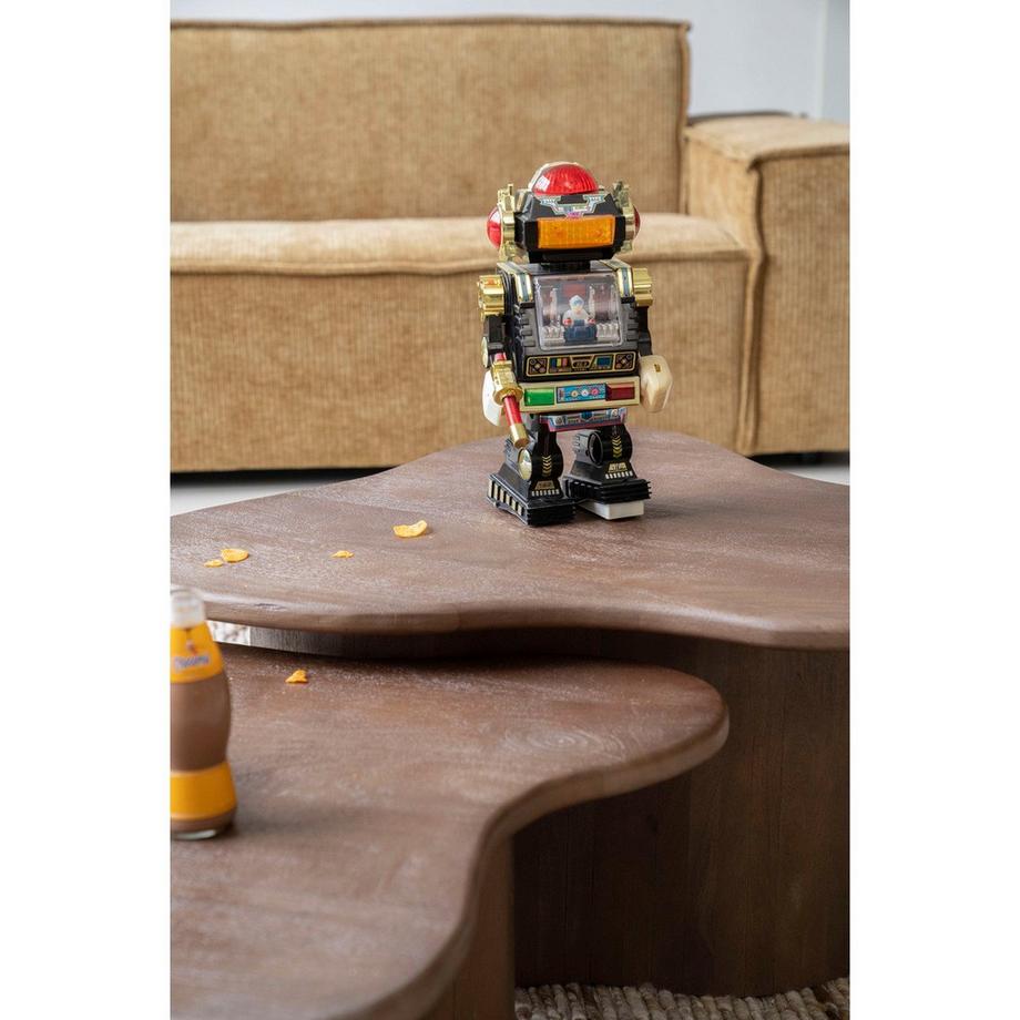 mutoni Set de table basse Fall marron  