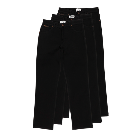 Wrangler Texas Stretch 3-Pack Straight Fit Jeans  