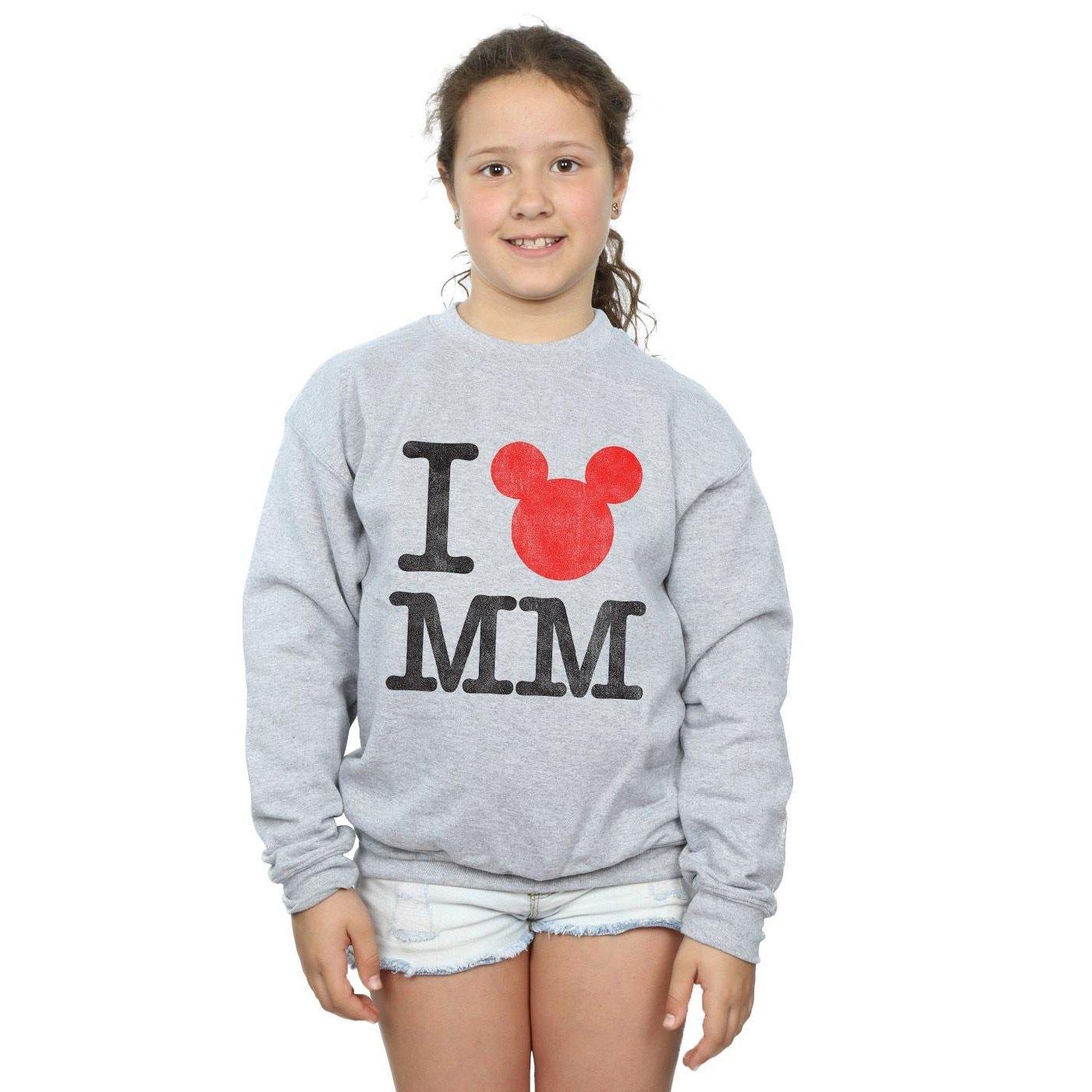 Disney  I Love Mickey Sweatshirt 