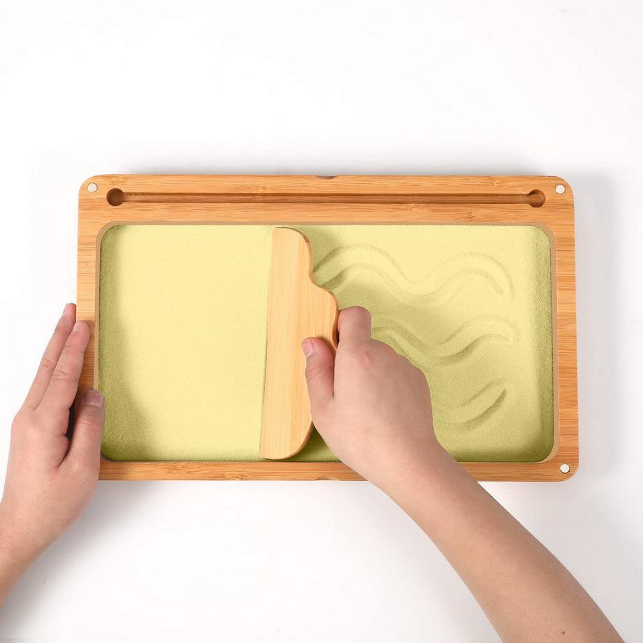 Activity-board  Training Buchstaben und Zeichnung Spielzeug hölzernen Sand Tabelle Lernspielzeug für frühe motorische Entwicklung bei Kindern 