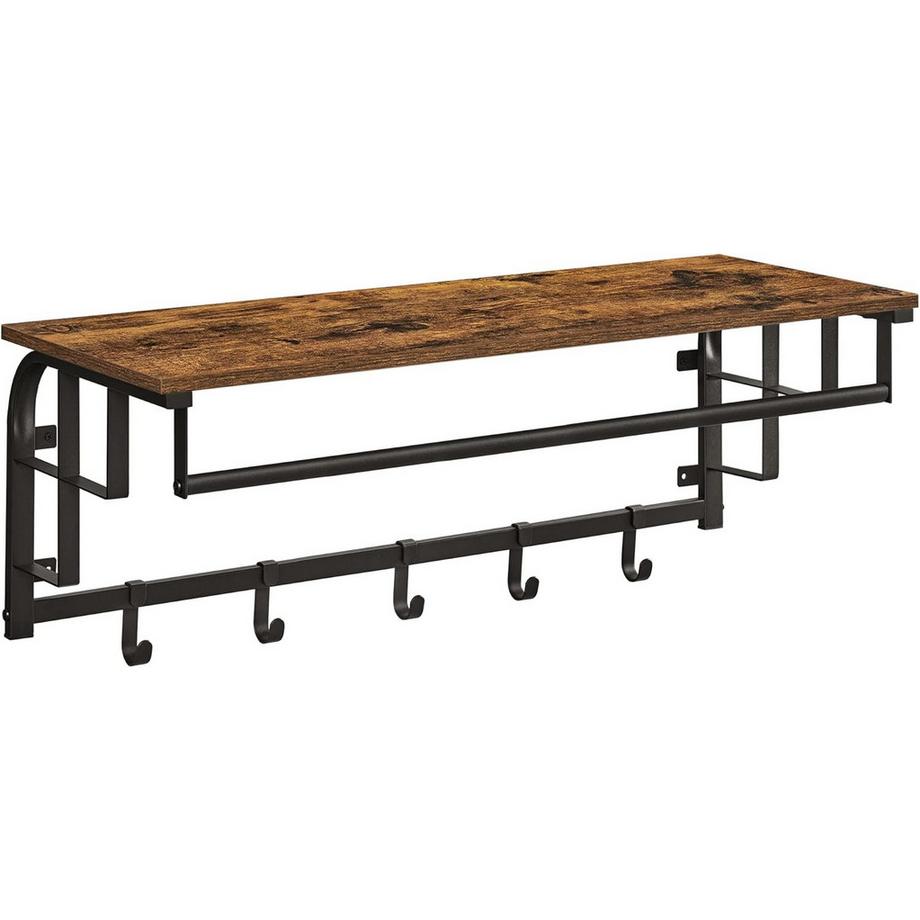 Wandgarderobe mit Aufbewahrungsregal