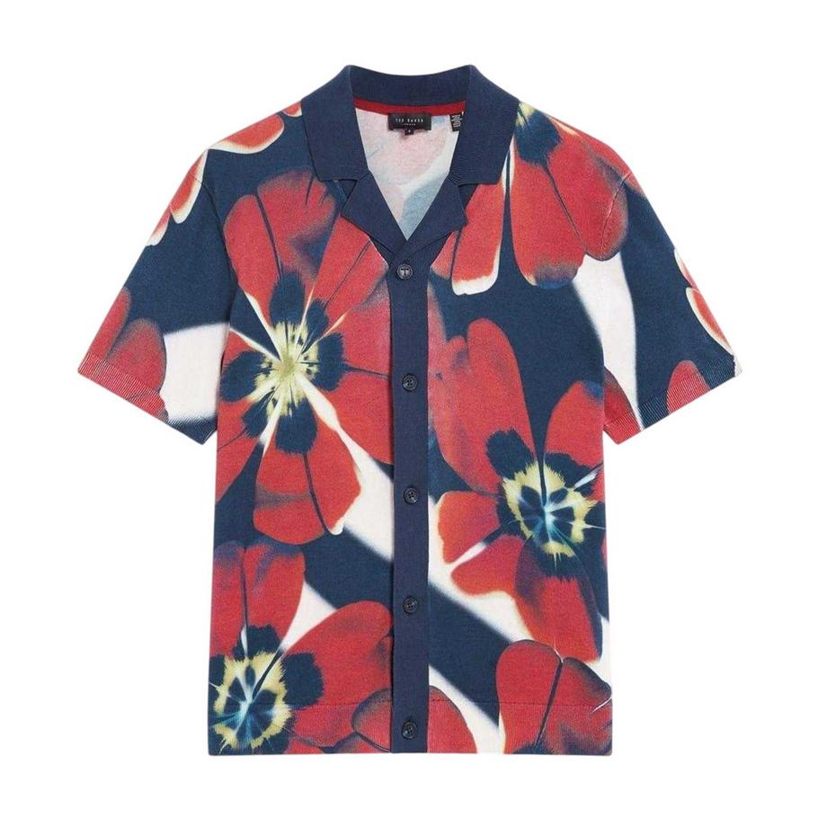 Chemise Manches Courtes Motiftyle Floral Buddha