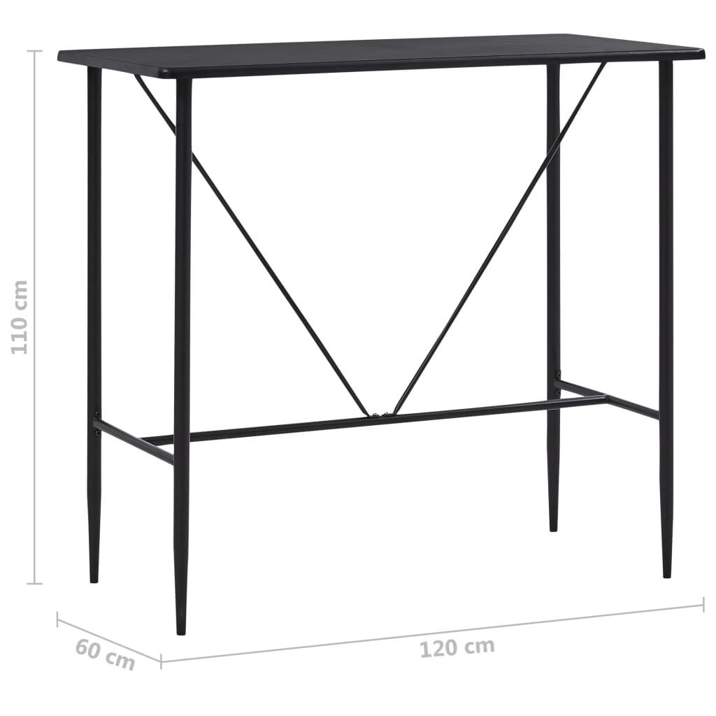 VidaXL Table de bar mdf  