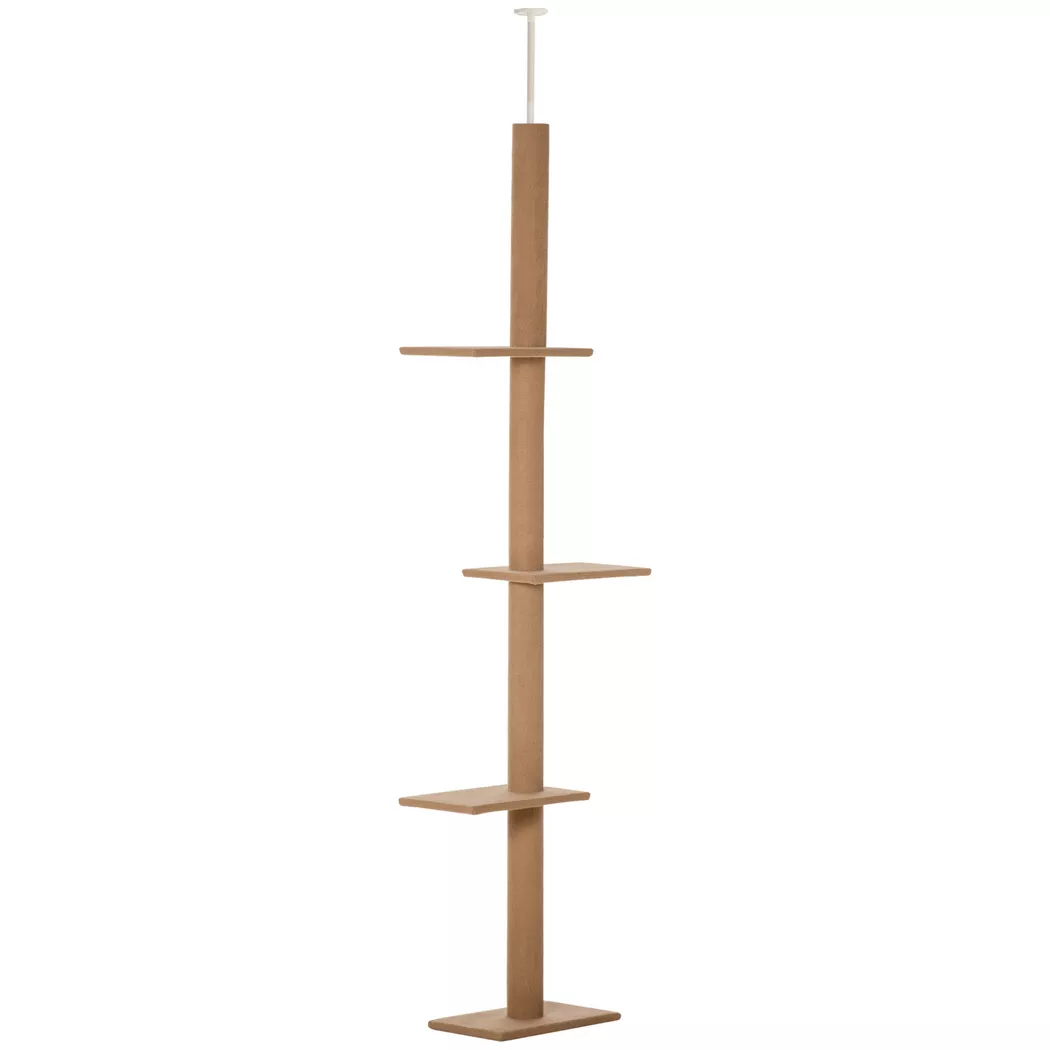 PawHut - Kratzbaum, One Size, Braun