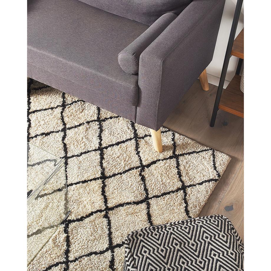 Beliani Tapis en Polyester  MIDYAT  