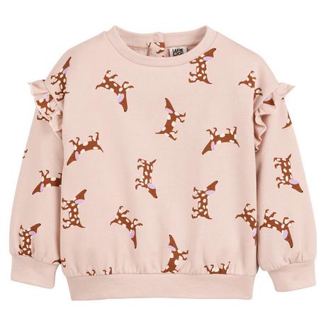 La Redoute Collections  Sweat col rond imprimé chiens en molleton 