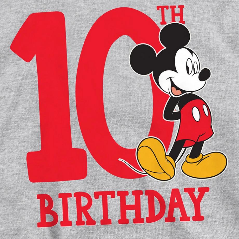 Disney  Sweat À Capuche 10ème Anniversaire Motif Mickey Mouse 