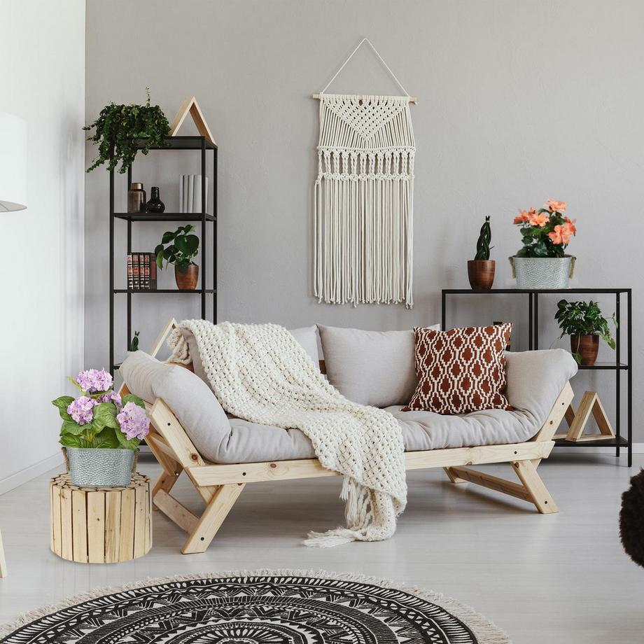 Northix  Zinkwanne mit gehämmerter Oberfläche, 2er-Set 