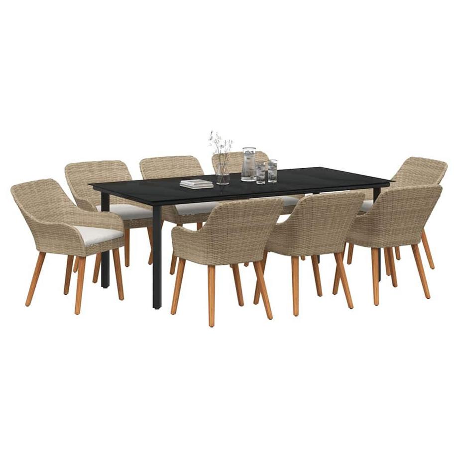 VidaXL Arredamento da Giardino Polyrattan  