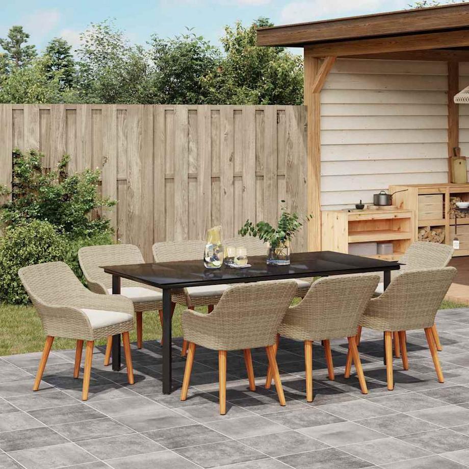 VidaXL Arredamento da Giardino Polyrattan  