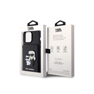 KARL LAGERFELD  Cover iPhone 15 Pro Saffiano 