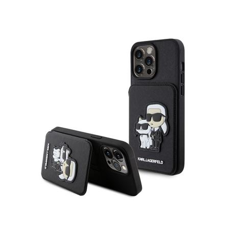 KARL LAGERFELD  Cover iPhone 15 Pro Saffiano 