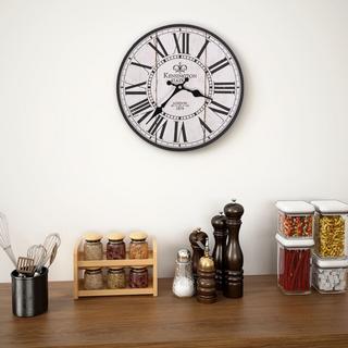 VidaXL Horloge murale mdf  