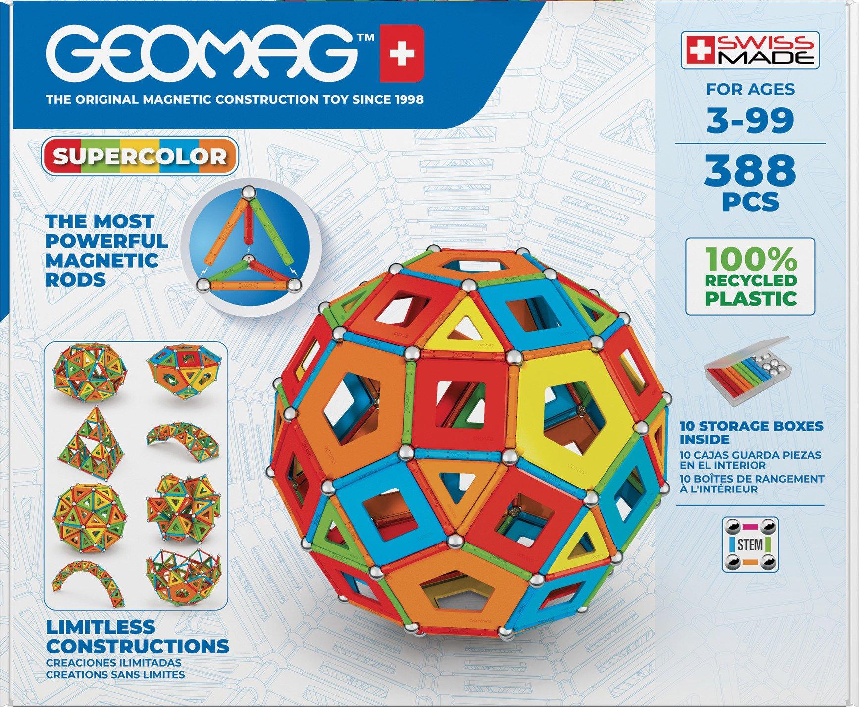 Geomag  Panneaux SuperColor Masterbox 388 pièces 