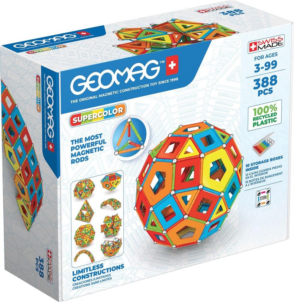 Geomag  Panneaux SuperColor Masterbox 388 pièces 