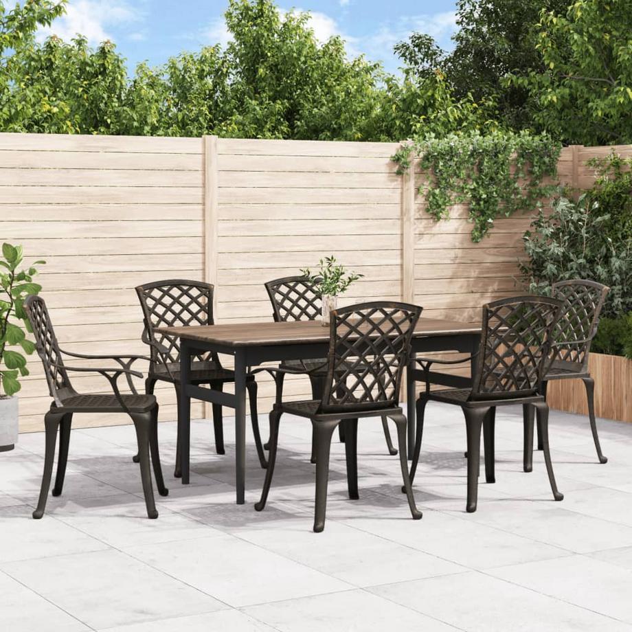 VidaXL Gartenstuhl aluminium  