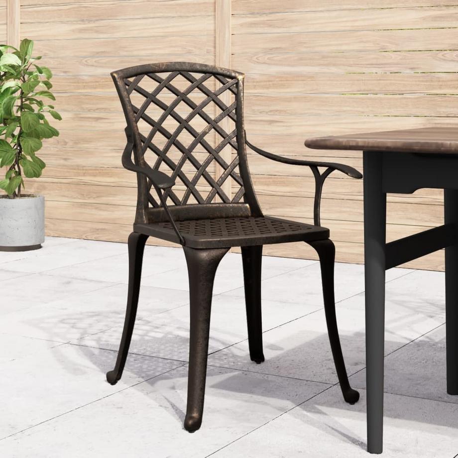 VidaXL Gartenstuhl aluminium  