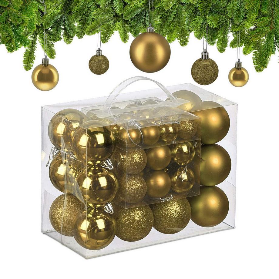 Lot de 50 boules de Noël