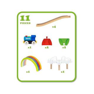 BRIO  Meine erste Bahn Light Up Rainbow Set 