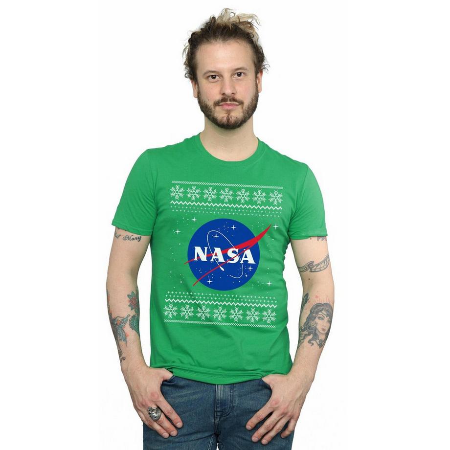 Nasa T-Shirt Stile Maglione Natalizio  