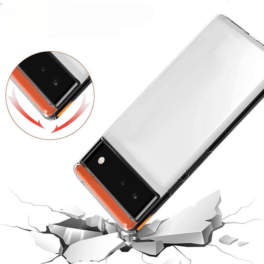 Cover-Discount  Google Pixel 7a - Silikon Case Hülle Transparent 