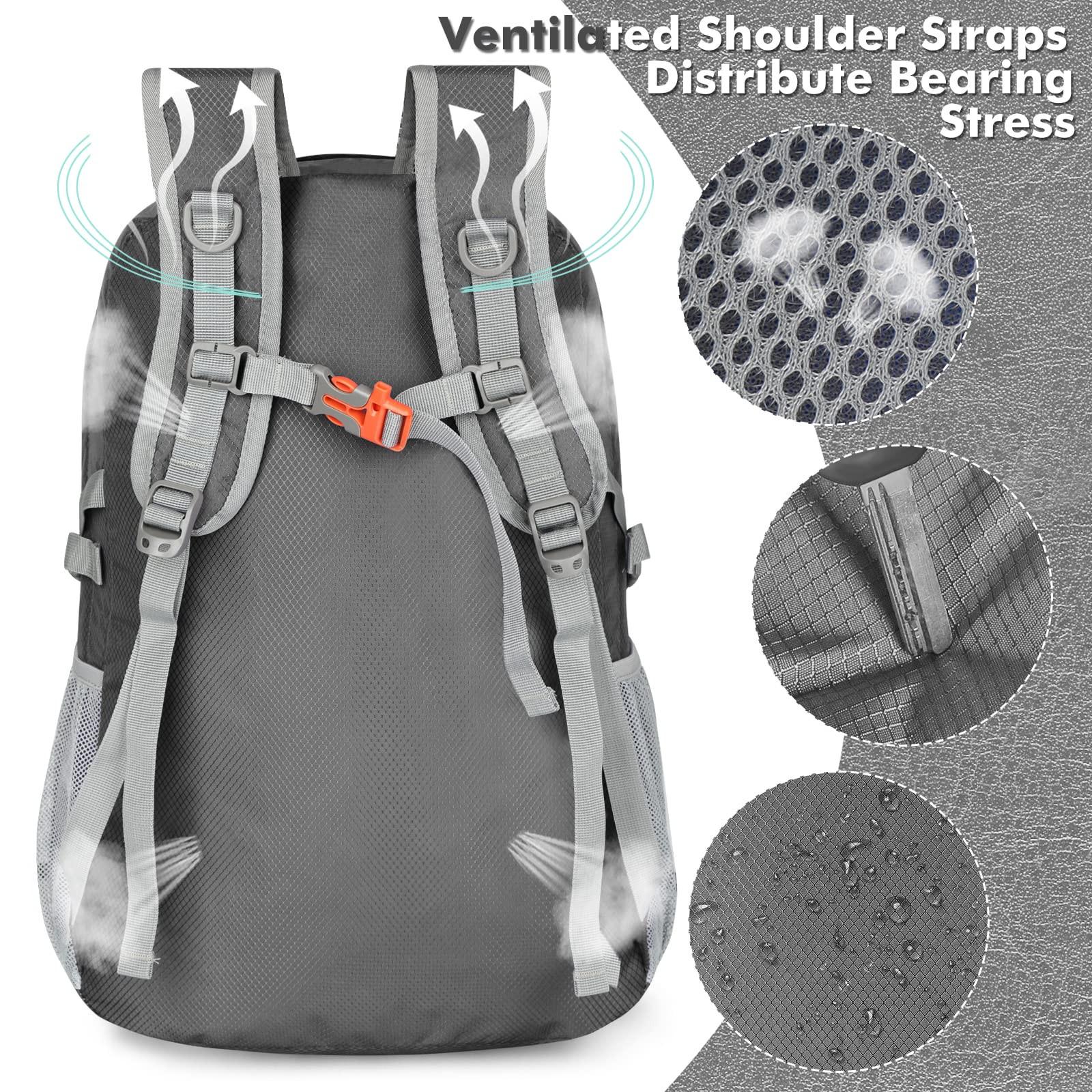 Only-bags.store Leichter faltbarer Packrucksack wasserdichter Wanderrucksack  