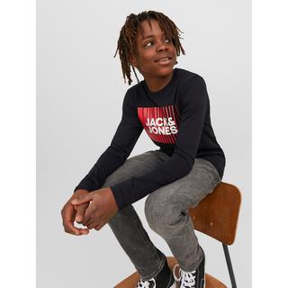JACK & JONES  T-shirt bambino a maniche lunghe con scollo rotondo Jack & Jones Corp Logo Play 