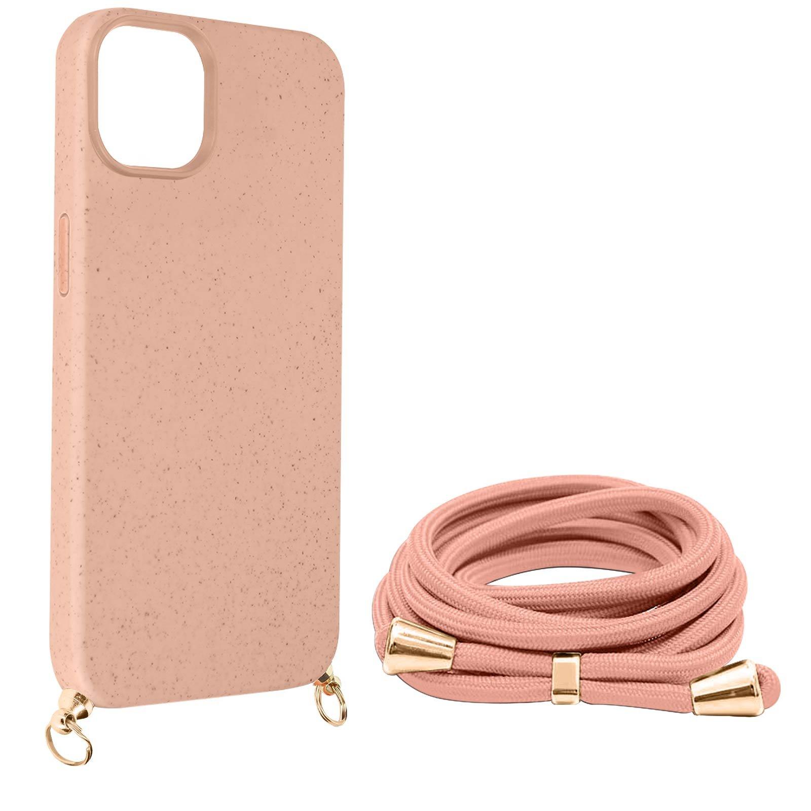 Avizar  Coque Cordon iPhone 15 Plus Rose 