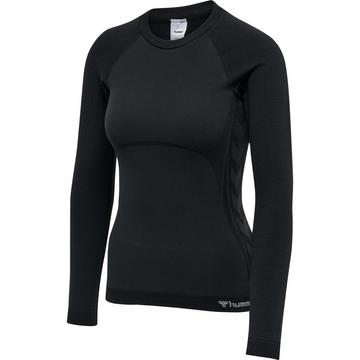 eng anliegendes langarmshirt, damen clea